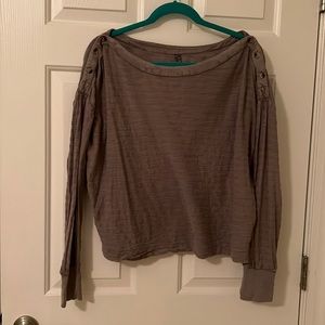 Anthropologie Light Purple Long Sleeve Top